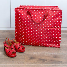 Load image into Gallery viewer, Red Retrospot Design Jumbo Storage Bag - Gazebogifts