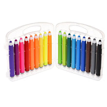 Load image into Gallery viewer, Wild Wonders Set  of 18 Coloured  Felt Tip Stamp Pens