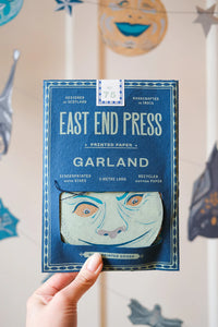 East End Press Paper Garland - Man On The Moon