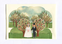 Load image into Gallery viewer, Elizabeth Harbour Diorama Greeting Card - Wedding Couple
