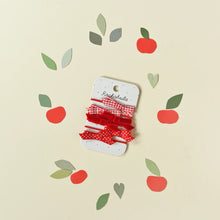 Load image into Gallery viewer, Rockahula Kids Hair Ponies - Red Bows
