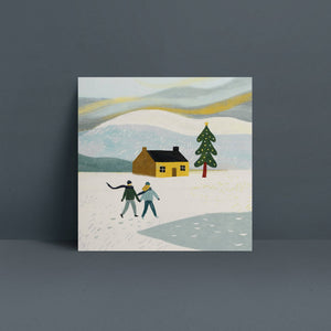 Oldfield Design Co Greetings Card - Christmas Walk