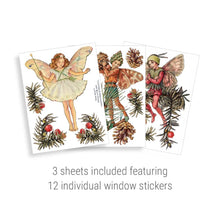 Load image into Gallery viewer, Flower Fairies Window Stickers - Winter
