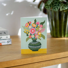 Load image into Gallery viewer, Maz Leyden Greeting Card - Flowers in a Vase 1
