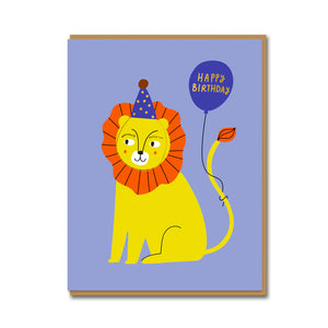 Greeting Card- Lion Birthday