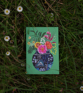 Brie Harrison Greetings Card - Fleurs