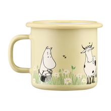 Load image into Gallery viewer, Moomin Enamel Mug 0.25L - Meadow
