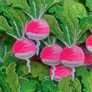 Iron on Patch  -  Radish by Petra Boase