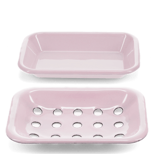 Enamel Soap Dish - Pink