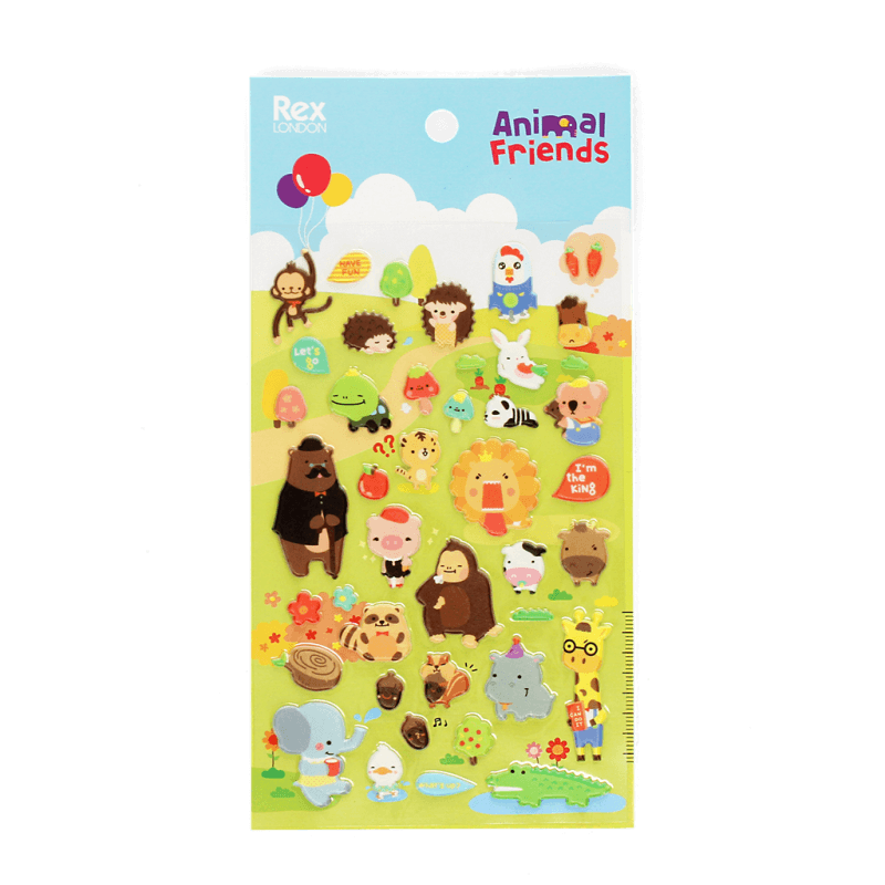 3D Puffy Stickers - Animal Friends
