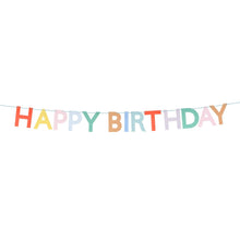 Load image into Gallery viewer, Meri Meri Garland - Scallop Bright Happy Birthday
