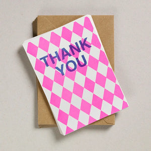 Petra Boase Set Of 12 Notecards & Envelopes - Thank You Diamonds