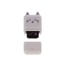 Load image into Gallery viewer, Legami Decorative Roller Stamp - Cat - Pink Ink
