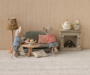 Maileg Mouse Oval Coffee Table - Natural