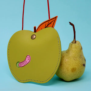 Apple Pocket String Purse