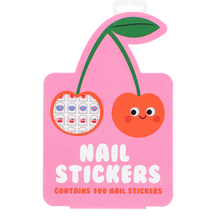 Load image into Gallery viewer, Children’s Nail Stickers Pack Of 100 - Cherry
