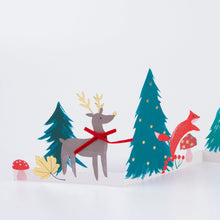 Load image into Gallery viewer, Meri Meri Concertina Christmas Card - Winter Woodland
