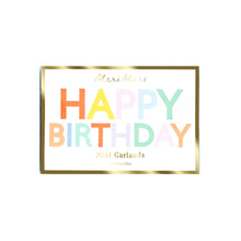 Load image into Gallery viewer, Meri Meri Mini Matchbox Garlands - Happy Birthday
