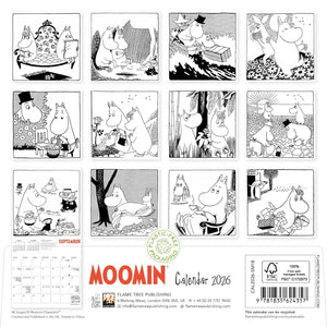 Mini 2026 Calendar - Moomin