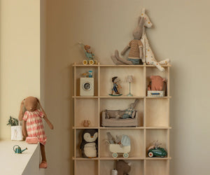 Maileg - Chocolate Brown Rabbit Size 3 - Pink Dress & Shoes