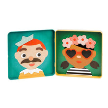 Load image into Gallery viewer, Funny Faces On-The-Go Magnetic Play Set
