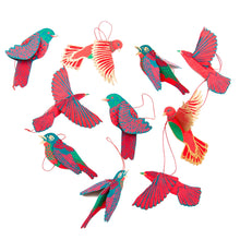 Load image into Gallery viewer, Party Birds Paper Ornaments by East End Press
