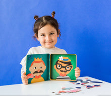 Load image into Gallery viewer, Funny Faces On-The-Go Magnetic Play Set
