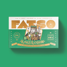 Load image into Gallery viewer, Fatso 150g- 60% Dark Chocolate Vegan Chunky Bar - King’s Ransom
