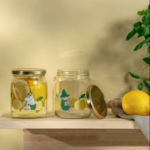 Load image into Gallery viewer, MOOMIN | Glass Kitchen Jar With Screw Top Lid | Joyful Apples | 0.5L
