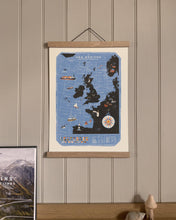 Load image into Gallery viewer, Oldfield Design A3 Print - The Sea Regions of the United Kingdom
