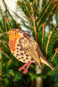East End Press Paper Ornaments - Winter Birds