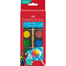 Load image into Gallery viewer, Faber-Castell Watercolour Paint Box of 12 colours
