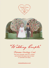Load image into Gallery viewer, Elizabeth Harbour Diorama Greeting Card - Wedding Couple
