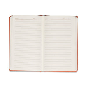 Celestial Bookcloth Journal - Terracotta Sun