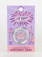 Load image into Gallery viewer, Lip Shit Lip Balm by Blue Q - Birthday Cake

