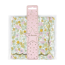 Load image into Gallery viewer, Scalloped Napkins - Floral Green
