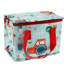 Load image into Gallery viewer, Insulated Lunch Bag - Farmyard Blue
