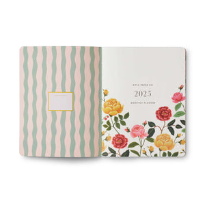 Rifle Paper Co. 2025 12 Month Planner - Roses Cream