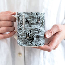Load image into Gallery viewer, Angela Harding Fine Bone China Boxed Mug - Swallows And Sea
