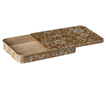 Load image into Gallery viewer, Maileg - Metal Box With Sliding Lid - Blossom Ocher
