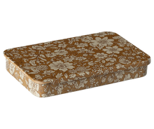 Load image into Gallery viewer, Maileg - Metal Box With Sliding Lid - Blossom Ocher
