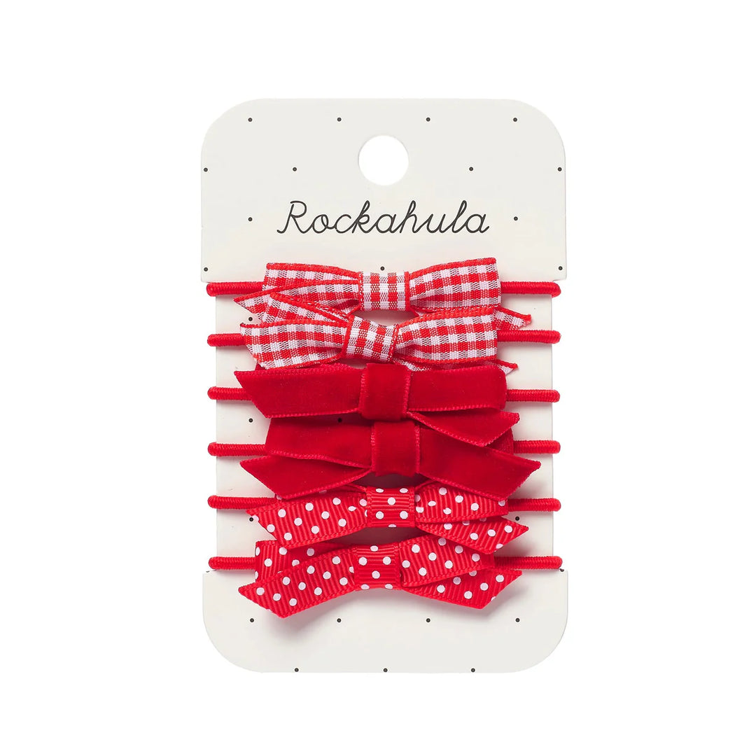 Rockahula Kids Hair Ponies - Red Bows