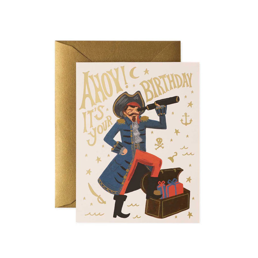 Rifle Paper Co. Birthday Card - Pirate