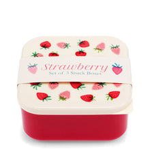 Load image into Gallery viewer, Set Of 3 Snack Boxes - Strawberry
