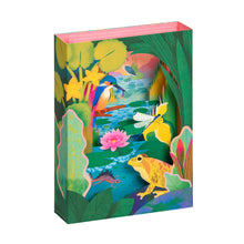 Load image into Gallery viewer, 3D Panoramic Greeting Card - British Pondlife
