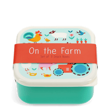 Load image into Gallery viewer, Set Of 3 Snack Boxes - On The Farm
