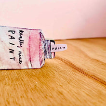 Load image into Gallery viewer, Laura Skilbeck Greetings Card - Pink Paint Birthday Card
