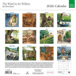 The Wind In The Willows 2026 Calendar