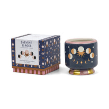 Load image into Gallery viewer, Paddyway A Dopo 8oz Ceramic Candle Moon Phases - Jasmine &amp; Rose
