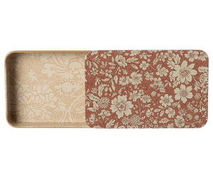 Maileg - Metal Box With Sliding Lid - Blossom Heather